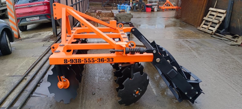 Борона дисковая навесная БДН 2,4х2Н с амортизаторами катка, 14 рабочих органов купить в Москве – «БДН-АгроКубань», 4