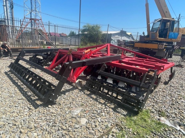Борона дисковая прицепная БДН 6х4П цельнорамная, 56 рабочих органа купить в Москве – «БДН-АгроКубань», 2