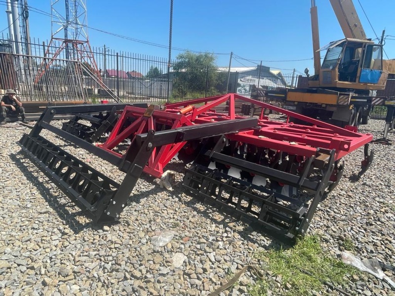 Борона дисковая прицепная БДН 6х4П цельнорамная, 56 рабочих органа купить в Москве – «БДН-АгроКубань», 2