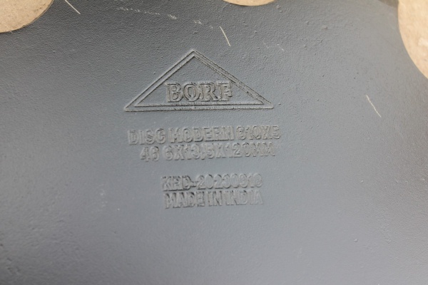 Диск зубчатый BORF 610х5мм купить в Москве – «БДН-АгроКубань», 4